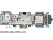 Call now about this 2026 Grand Design Reflection 360FLS! Floorplan of 2026 Grand Design Reflection 360FLS