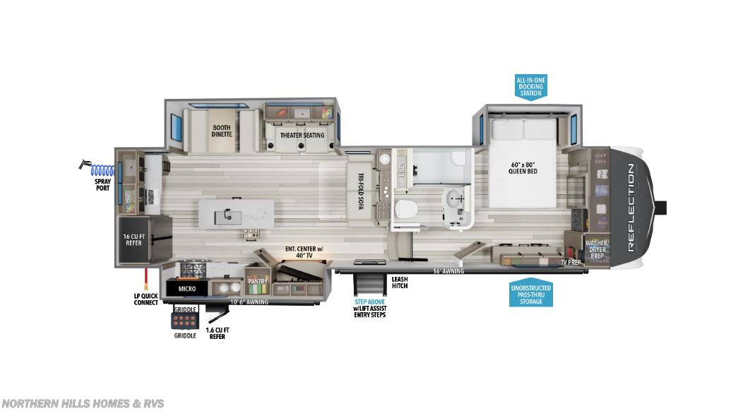 Stock Image for 2026 Grand Design 320MKS (options and colors may vary)