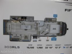 2019 Grand Design Reflection 303RLS - Used Fifth Wheel for sale by Northern Hills Homes and RV's in Whitewood, South Dakota