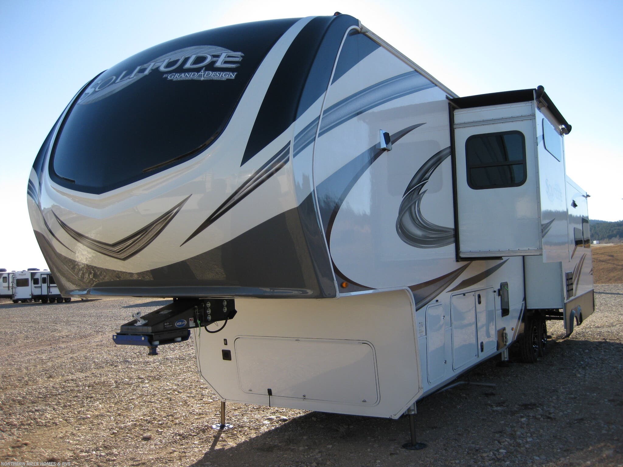 Contact us now about this 2022 Grand Design Solitude 372WB! 2022 Solitude 372WB by Grand Design from Northern Hills Homes and RV's in Whitewood, South Dakota