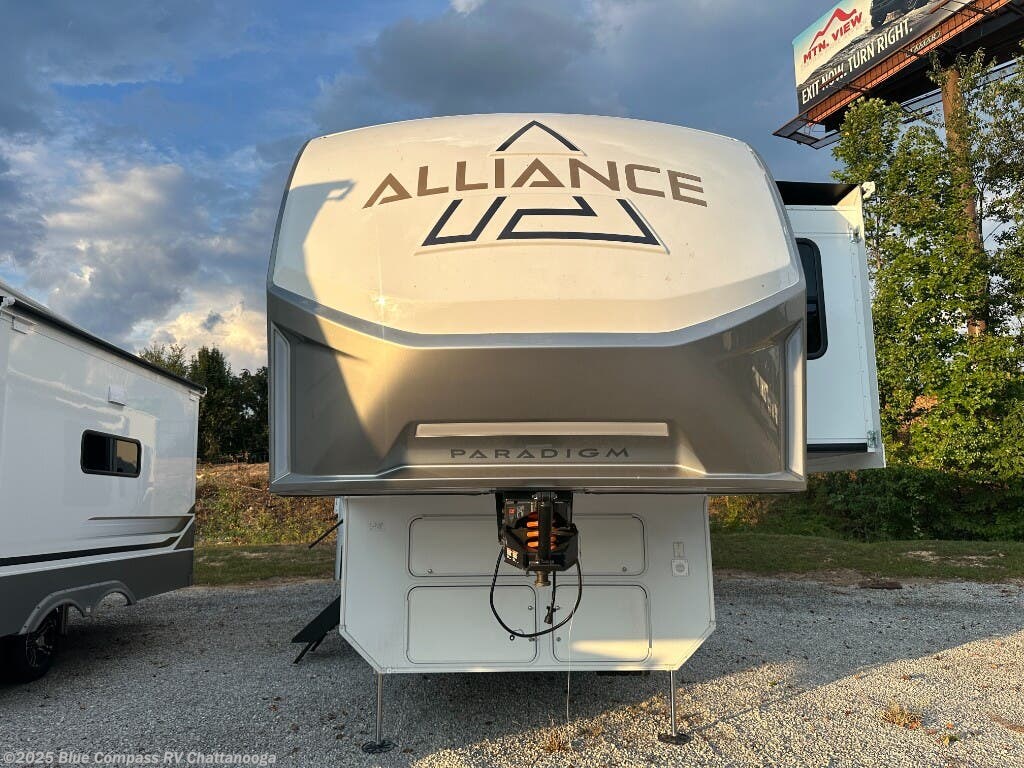 Contact us now about this 2026 Alliance RV Paradigm 395DS! 2026 Paradigm 395DS by Alliance RV from Blue Compass RV Chattanooga in Ringgold, Georgia