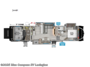 Call now about this 2025 Grand Design Momentum M-Class 344M! 2025 Grand Design Momentum M-Class 344M - New Toy Hauler For Sale by Blue Compass RV Lexington in Georgetown, Kentucky features Slideout