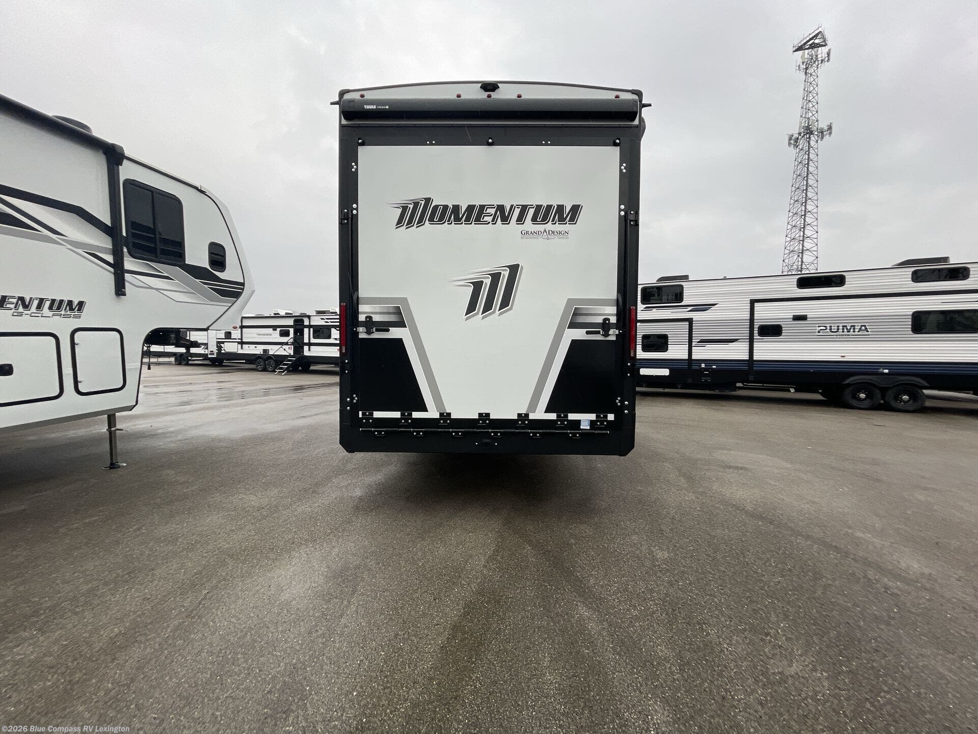 Contact us now about this 2026 Grand Design Momentum G-Class 325G! 2026 Momentum G-Class 325G by Grand Design from Blue Compass RV Lexington in Georgetown, Kentucky