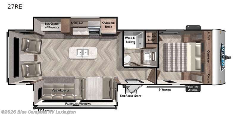 Call now about this 2021 Forest River Salem 27RE! 2021 Forest River Salem 27RE - Used Travel Trailer For Sale by Blue Compass RV Lexington in Georgetown, Kentucky features Slideout
