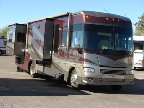 &lt;p&gt;&amp;nbsp;&lt;/p&gt;

&lt;p&gt;&lt;br /&gt;
This 2006 Winnebago Adventurer is an absolutely beautiful class A with everything that you could want.&amp;nbsp; Features include: TV, DVD, VCR, 5.1 surround sound, CD, stereo, satellite radio, power inverter, fantastic fan, encased power patio awning, full body paint, solid surface counter tops, wrap around kitchen, convection microwave oven, large four door refrigerator with ice, and washer/dryer prep. For complete information call us toll free at 888-545-8314.&lt;/p&gt;
