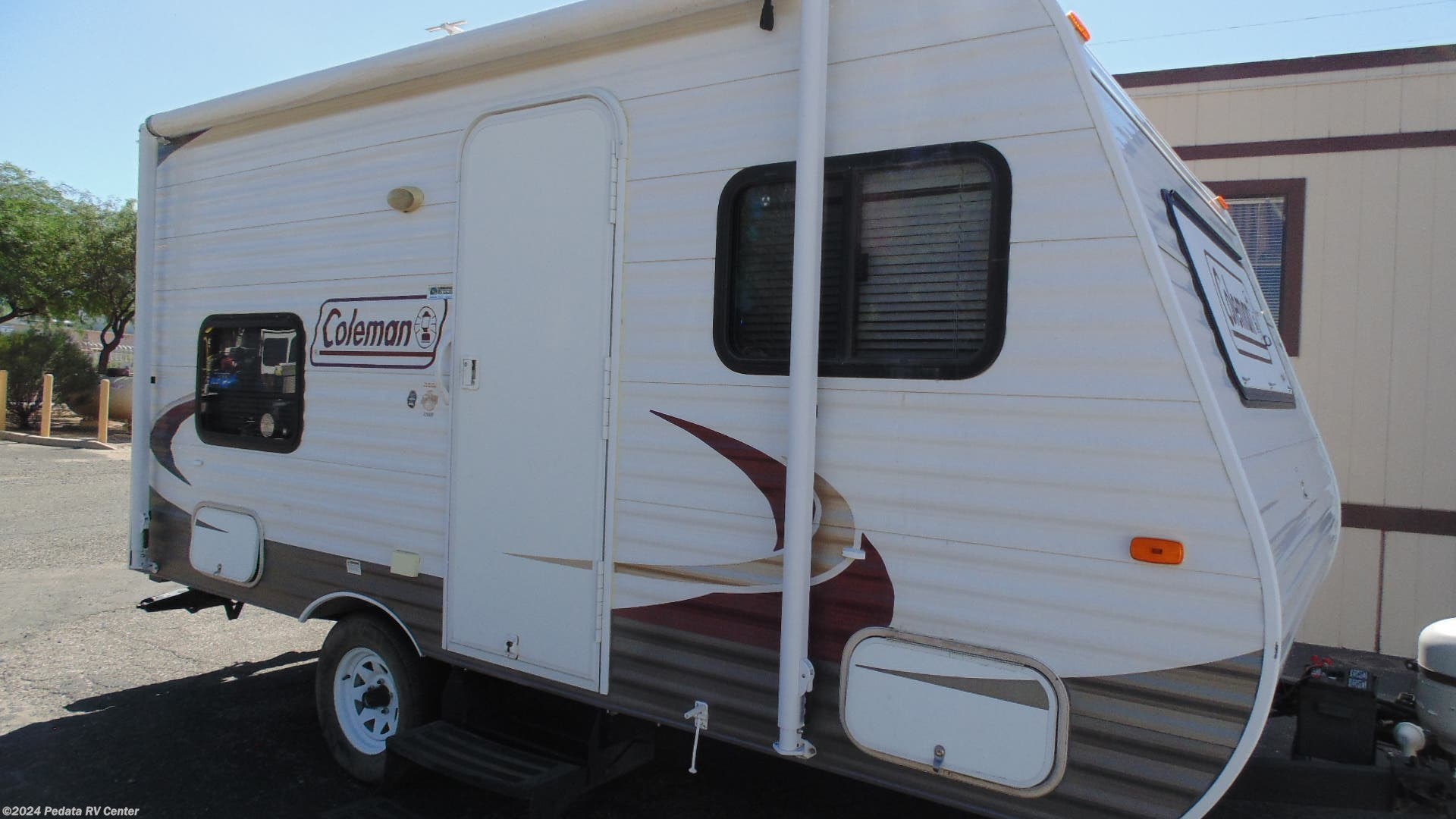 #12007 - Used 2012 Coleman 15BH Travel Trailer RV For Sale 2012 Coleman Travel Trailer For Sale