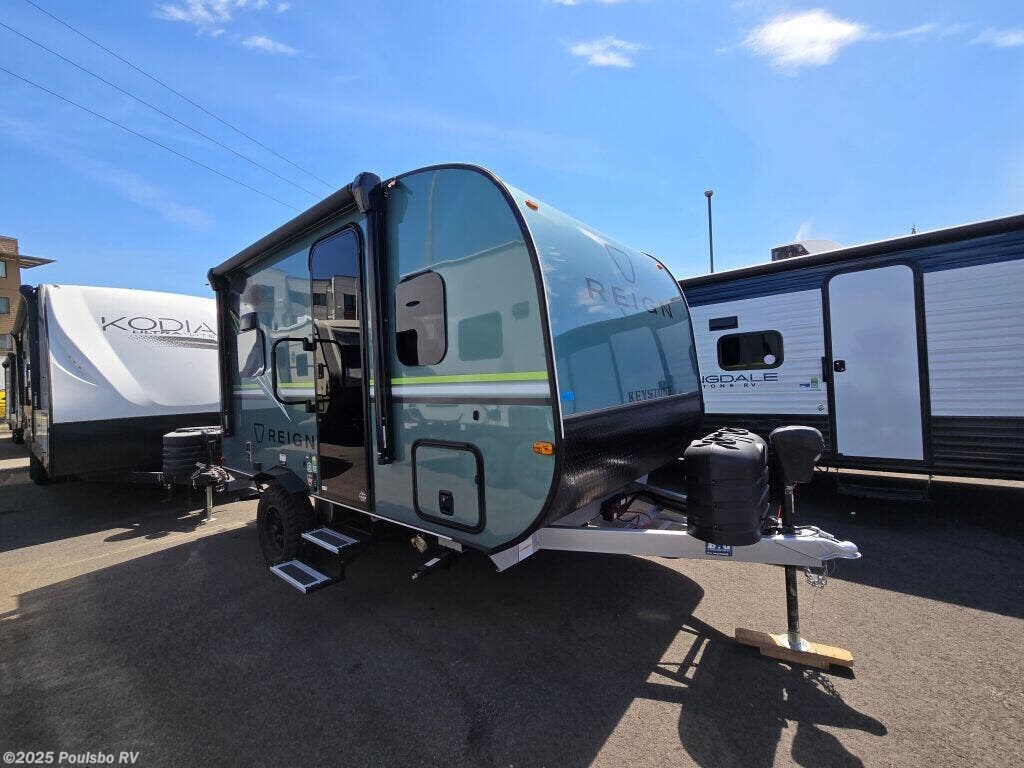 Contact us now about this 2026 Keystone Reign 13RK! 2026 Reign 13RK by Keystone from Poulsbo RV in Kent, Washington