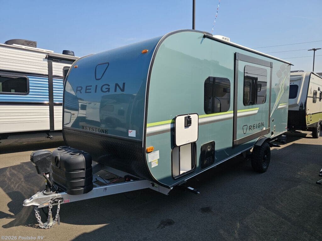 Contact us now about this 2026 Keystone Reign 18RB! 2026 Reign 18RB by Keystone from Poulsbo RV in Kent, Washington