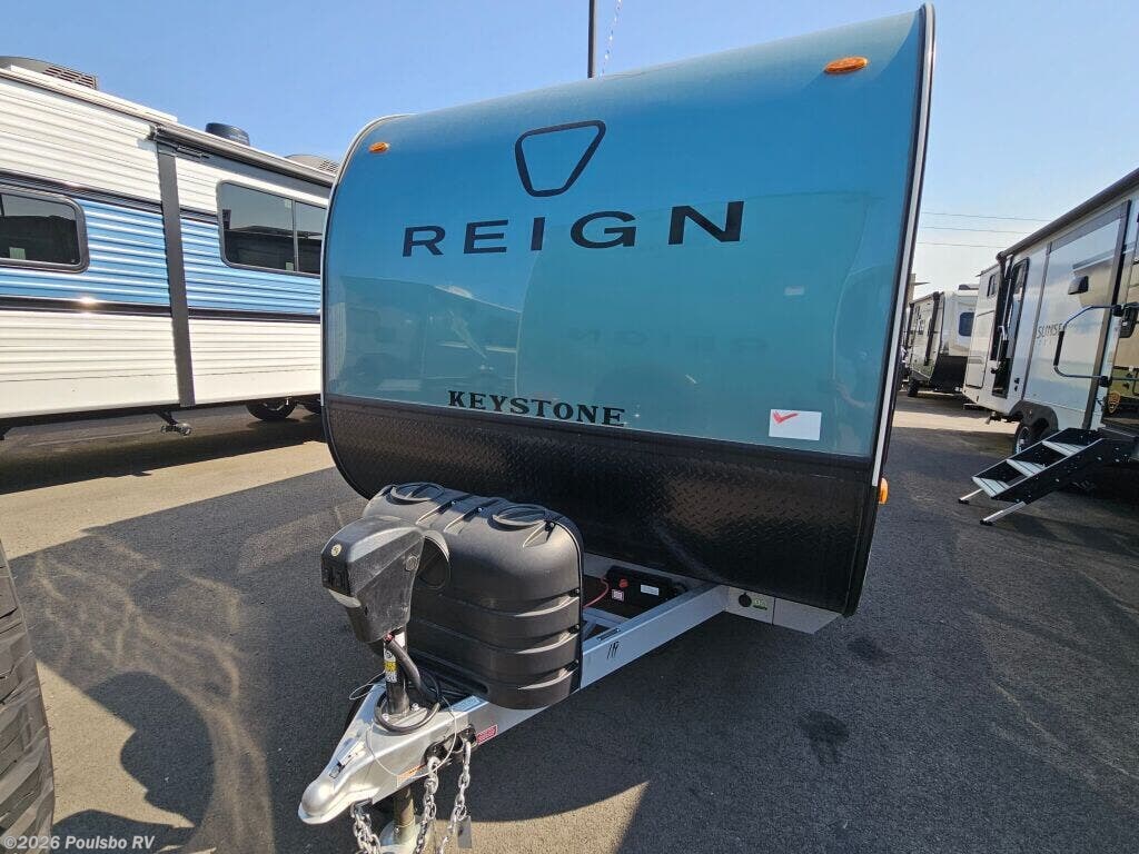 Call now about this 2026 Keystone Reign 18RB! 2026 Keystone Reign 18RB - New Travel Trailer For Sale by Poulsbo RV in Kent, Washington features Awning