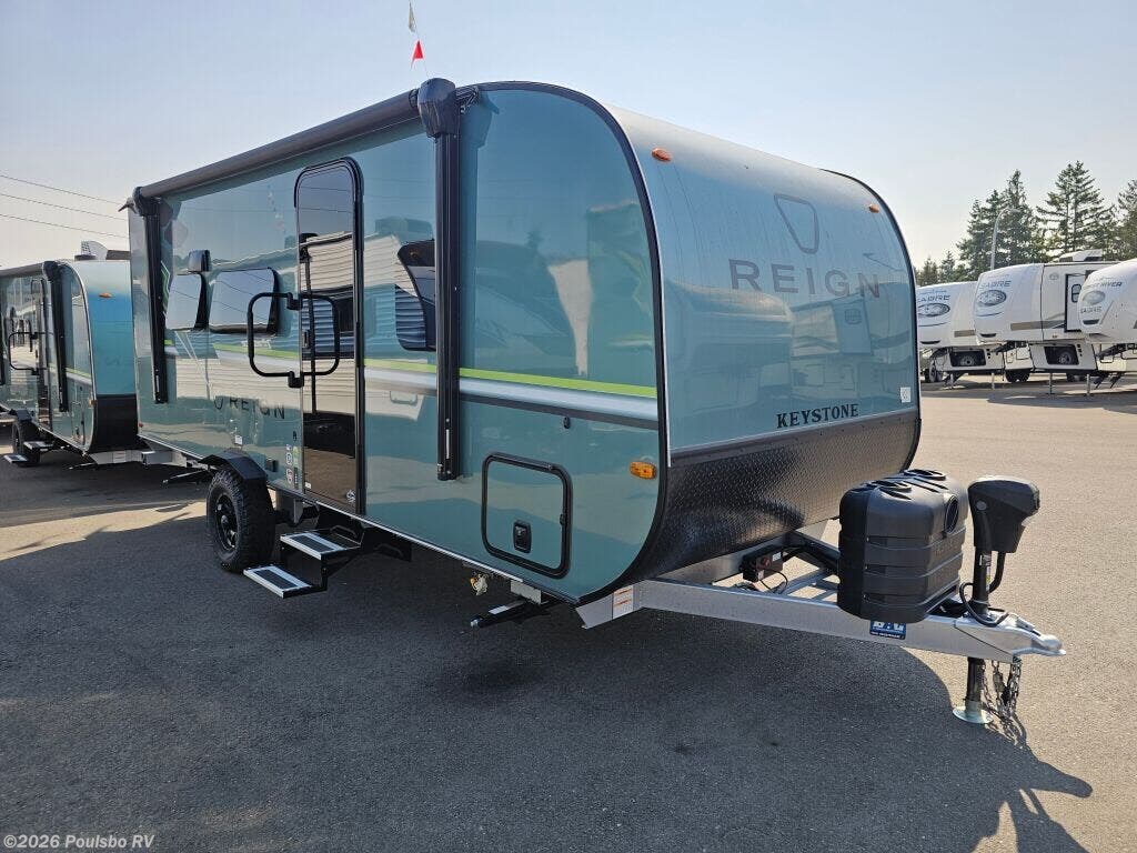 Email now about this 2026 Keystone Reign 18RB! New 2026 Keystone Reign 18RB available in Kent, Washington