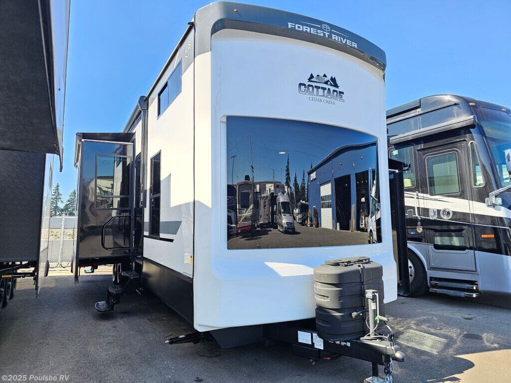 Email now about this 2026 Forest River Cedar Creek Cottage 40CBK! New 2026 Forest River Cedar Creek Cottage 40CBK available in Kent, Washington