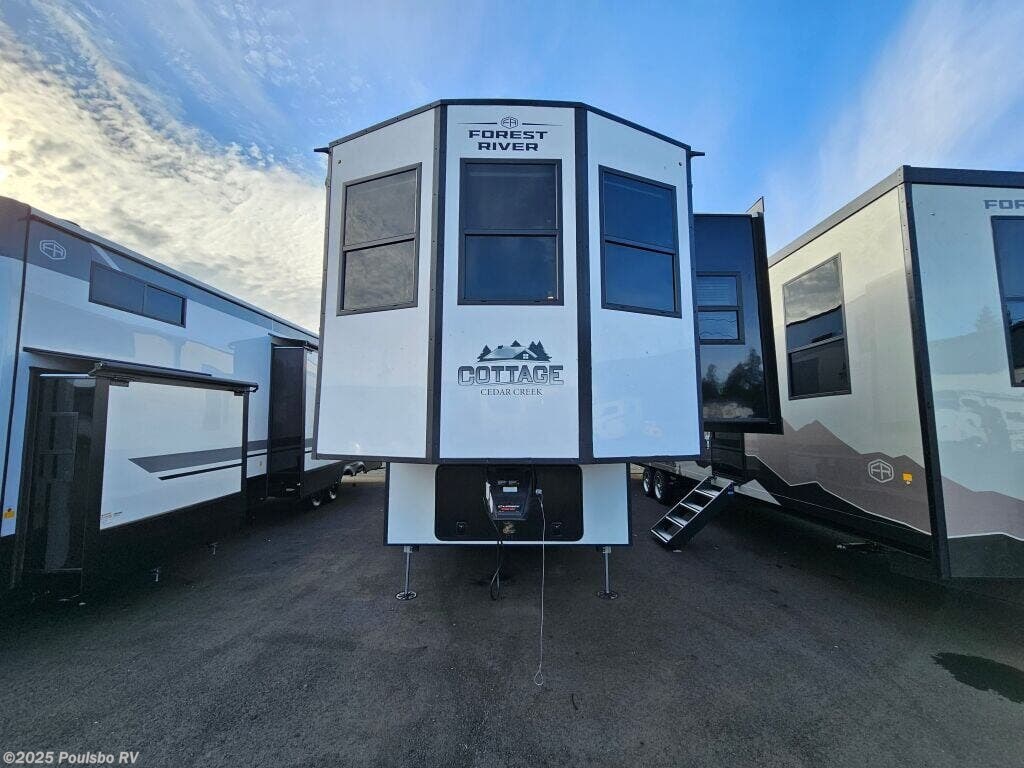 Call now about this 2026 Forest River Cedar Creek Cottage 412FWC! 2026 Forest River Cedar Creek Cottage 412FWC - New Destination Trailer For Sale by Poulsbo RV in Kent, Washington features Awning