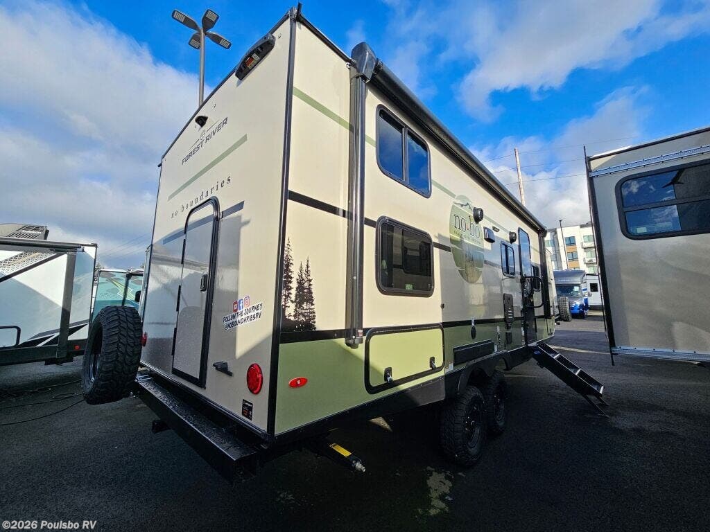 Call now about this 2026 Forest River No Boundaries NB20.3! 2026 Forest River No Boundaries NB20.3 - New Travel Trailer For Sale by Poulsbo RV in Kent, Washington features Awning