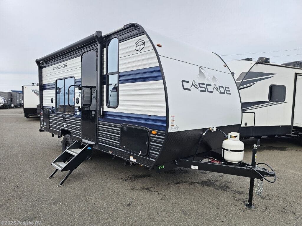 Email now about this 2026 Forest River Cascade 16FQW! New 2026 Forest River Cascade 16FQW available in Kent, Washington