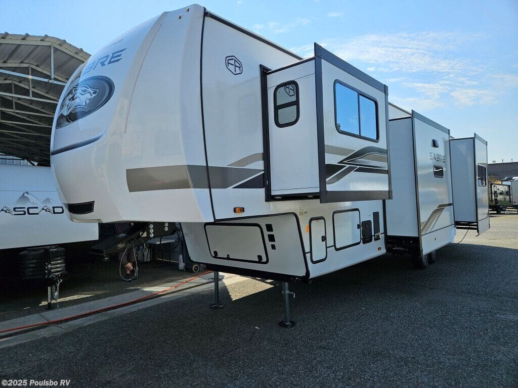 Contact us now about this 2026 Forest River Sabre 37FLH! 2026 Sabre 37FLH by Forest River from Poulsbo RV in Kent, Washington