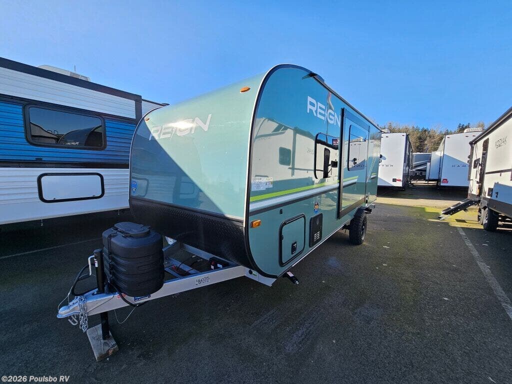 Call now about this 2025 Keystone Reign 18RB! 2025 Keystone Reign 18RB - New Travel Trailer For Sale by Poulsbo RV in Kent, Washington features Awning