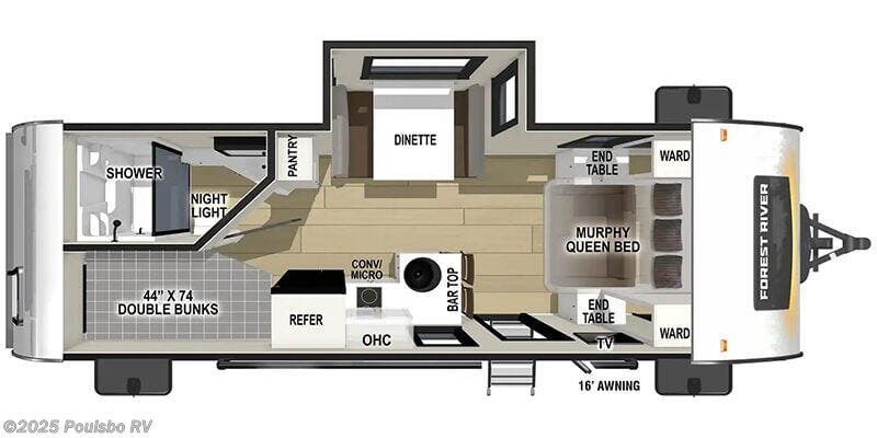 Call now about this 2026 Forest River R-Pod RP-203! 2026 Forest River R-Pod RP-203 - New Travel Trailer For Sale by Poulsbo RV in Everett, Washington features Awning