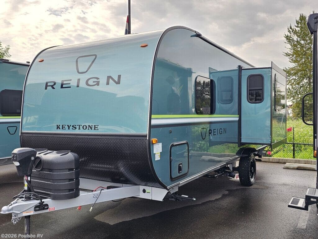 Contact us now about this 2026 Keystone Reign 19RK! 2026 Reign 19RK by Keystone from Poulsbo RV in Sumner, Washington