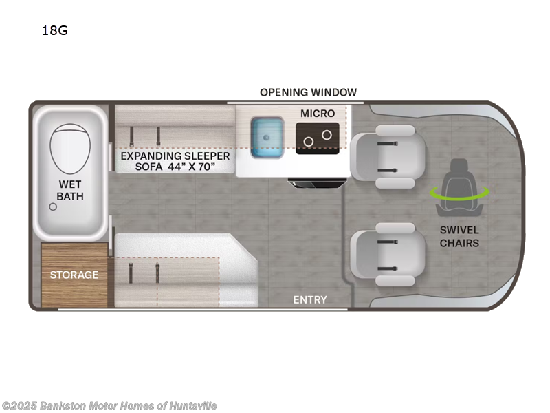 Call now about this 2025 Thor Motor Coach Scope 18G! 2025 Thor Motor Coach Scope 18G - New Class B For Sale by Bankston Motor Homes of Huntsville in Huntsville, Alabama