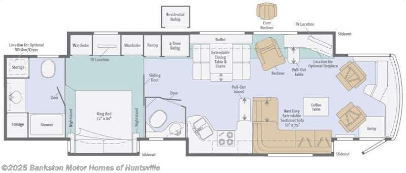 Call now about this 2012 Itasca Ellipse 42QD! 2012 Itasca Ellipse 42QD - Used Class A For Sale by Bankston Motor Homes of Huntsville in Huntsville, Alabama features Slideout