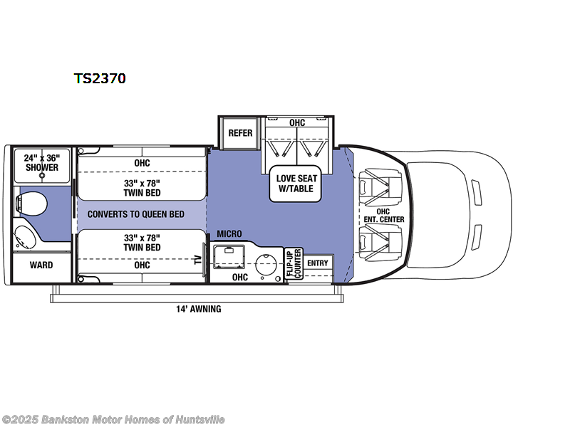 Call now about this 2022 Forest River Sunseeker TS TS2370! 2022 Forest River Sunseeker TS TS2370 - Used Class C For Sale by Bankston Motor Homes of Huntsville in Huntsville, Alabama features Slideout