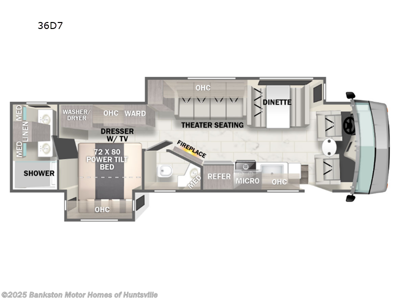 Call now about this 2025 Forest River Georgetown 7 Series 36D7! 2025 Forest River Georgetown 7 Series 36D7 - New Class A For Sale by Bankston Motor Homes of Huntsville in Huntsville, Alabama features Slideout