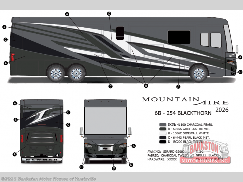 New 2026 Newmar Mountain Aire 4118 available in Huntsville, Alabama