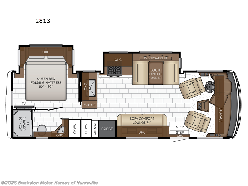 Call now about this 2025 Newmar Bay Star Sport 2813! 2025 Newmar Bay Star Sport 2813 - New Class A For Sale by Bankston Motor Homes of Huntsville in Huntsville, Alabama features Slideout