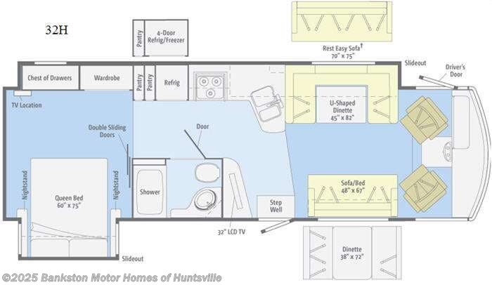 Call now about this 2011 Itasca Suncruiser 32H! 2011 Itasca Suncruiser 32H - Used Class A For Sale by Bankston Motor Homes of Huntsville in Huntsville, Alabama features Slideout