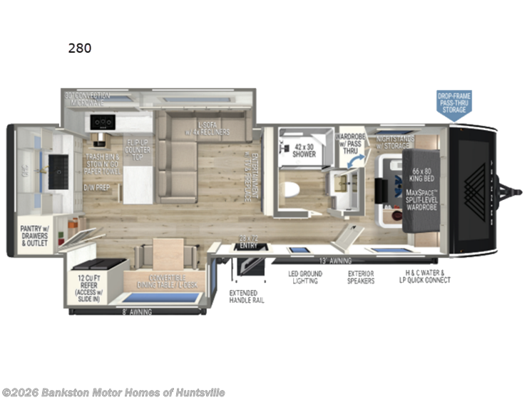 Email now about this 2026 Brinkley RV Model I 280! New 2026 Brinkley RV Model I 280 available in Huntsville, Alabama