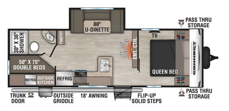 Call now about this 2025 K-Z Connect SE 241BHK! 2025 K-Z Connect SE 241BHK - New Travel Trailer For Sale by McClains RV in Kerrville, Texas