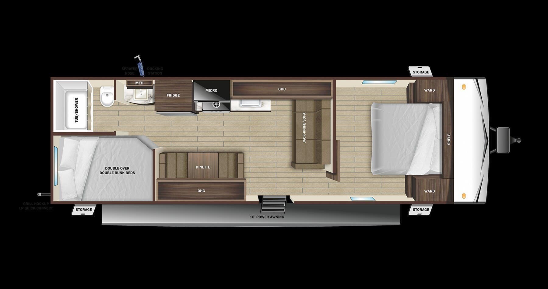 Call now about this 2026 Highland Ridge Open Range CONV 26DB! 2026 Highland Ridge Open Range CONV 26DB - New Travel Trailer For Sale by McClain's RV Rockwall in Rockwall, Texas