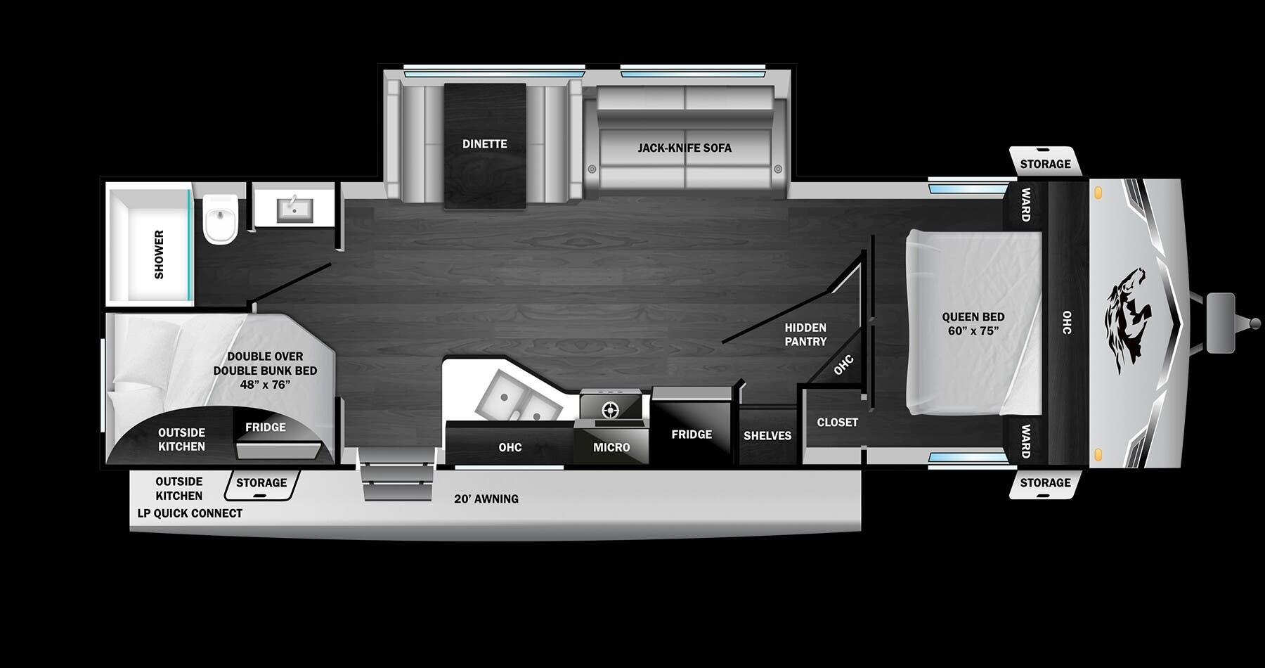 Call now about this 2026 Highland Ridge Open Range CONV 27BPS! 2026 Highland Ridge Open Range CONV 27BPS - New Travel Trailer For Sale by McClain's RV Rockwall in Rockwall, Texas