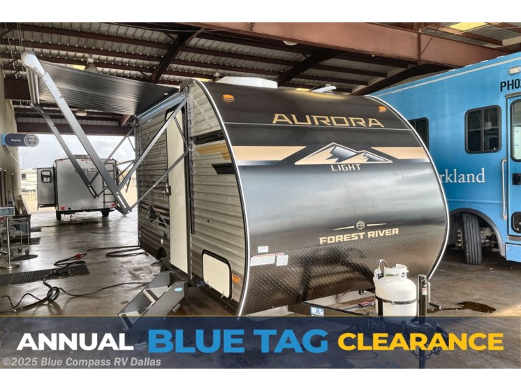 Email now about this 2026 Forest River Aurora Light 13RKX! New 2026 Forest River Aurora Light 13RKX available in Mesquite, Texas