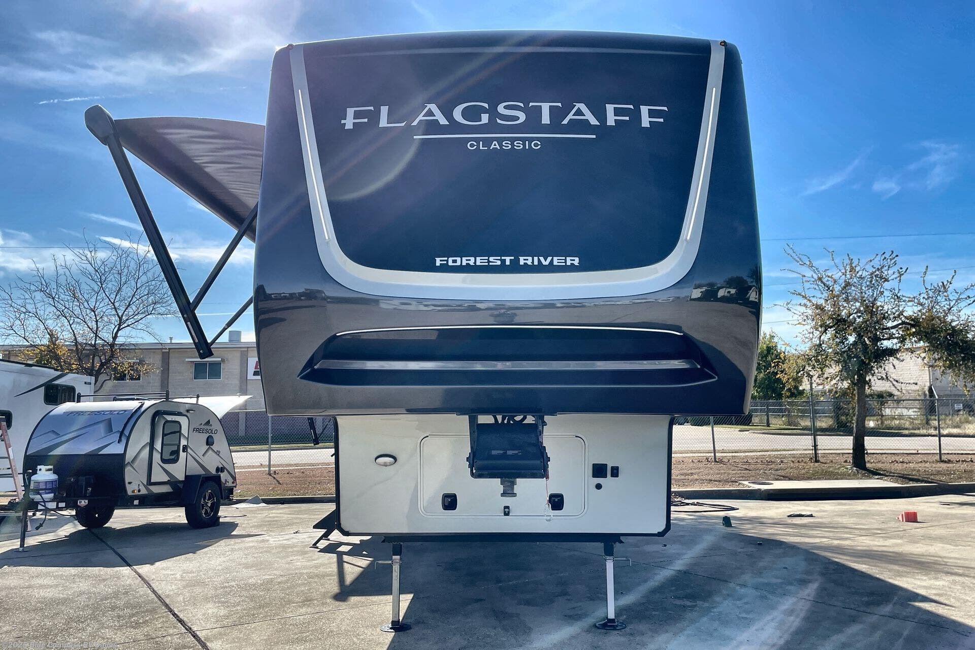 Contact us now about this 2026 Forest River Flagstaff Classic 401CFB! 2026 Flagstaff Classic 401CFB by Forest River from Blue Compass RV Dallas in Mesquite, Texas