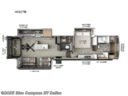 Call now about this 2026 Forest River Flagstaff Classic 401CFB! 2026 Forest River Flagstaff Classic 401CFB - New Fifth Wheel For Sale by Blue Compass RV Dallas in Mesquite, Texas features Slideout