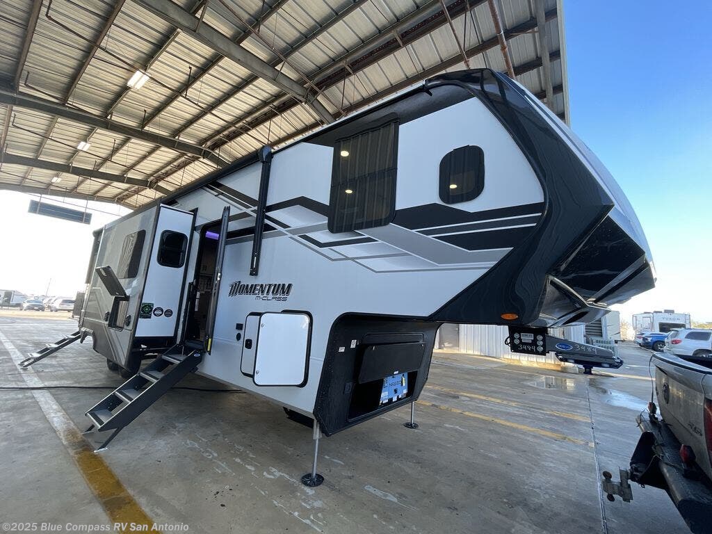Call now about this 2025 Grand Design Momentum 344M! 2025 Grand Design Momentum 344M - New Fifth Wheel For Sale by Blue Compass RV San Antonio in San Antonio, Texas