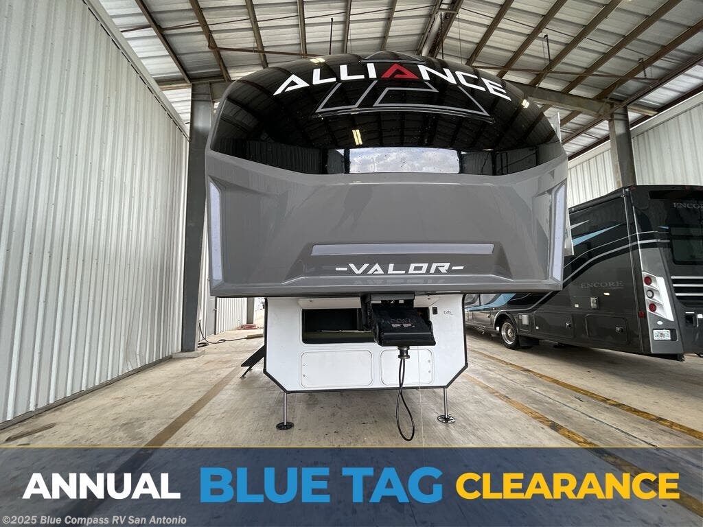 Email now about this 2025 Alliance RV Valor 44V14! New 2025 Alliance RV Valor 44V14 available in San Antonio, Texas