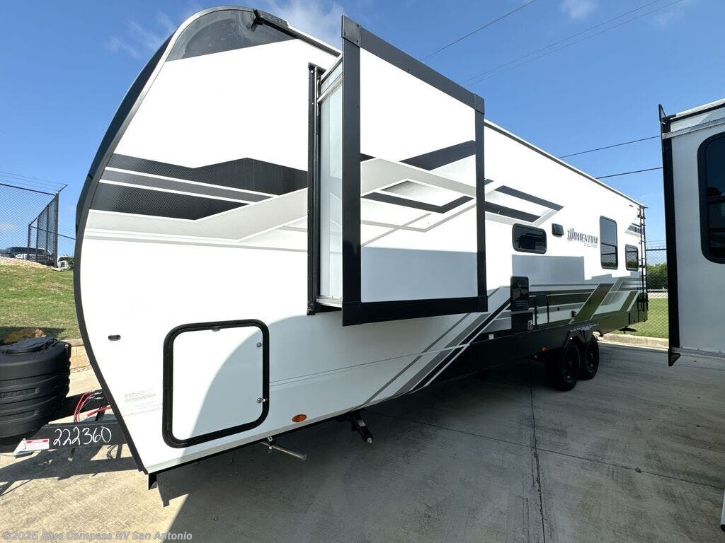 Call now about this 2025 Grand Design Momentum G-Class 29GS! 2025 Grand Design Momentum G-Class 29GS - New Toy Hauler For Sale by Blue Compass RV San Antonio in San Antonio, Texas