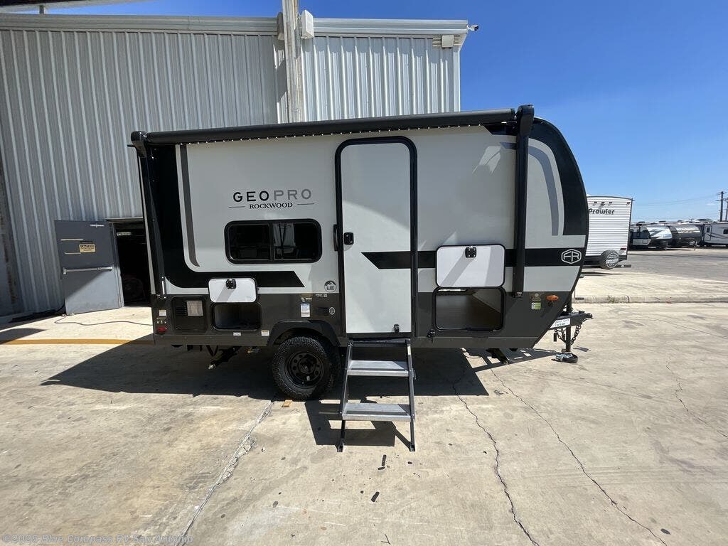 Call now about this 2026 Forest River Rockwood Geo Pro 13LE! 2026 Forest River Rockwood Geo Pro 13LE - New Travel Trailer For Sale by Blue Compass RV San Antonio in San Antonio, Texas