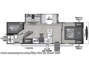 Call now about this 2025 Coachmen Freedom Express Ultra Lite 288BHDS! Floorplan of 2025 Coachmen Freedom Express Ultra Lite 288BHDS