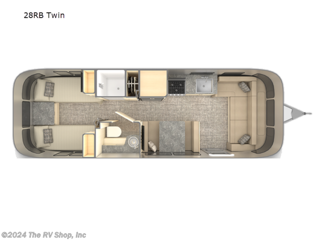 2023 Airstream Flying Cloud 28RB Twin - New Travel Trailer For Sale by The RV Shop, Inc in Baton Rouge, Louisiana