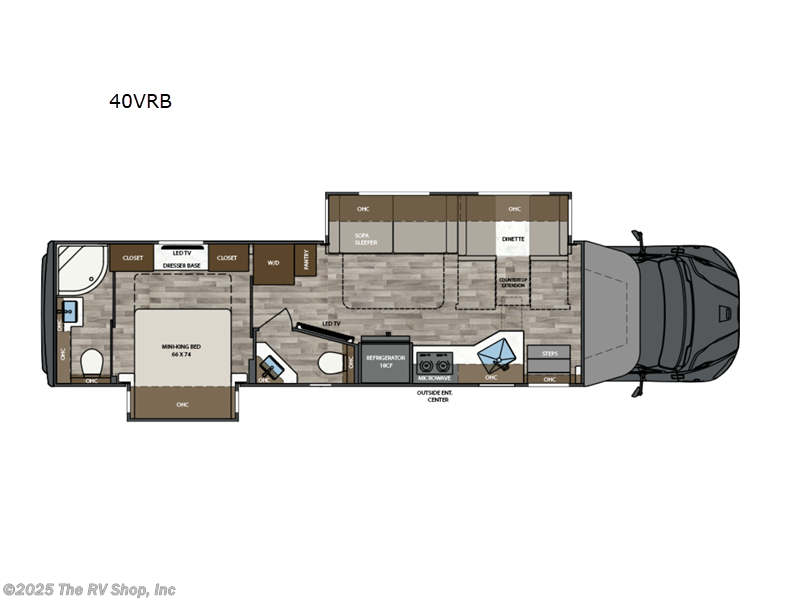 Call now about this 2026 Renegade Verona 40VRB! 2026 Renegade Verona 40VRB - New Super C For Sale by The RV Shop, Inc in Baton Rouge, Louisiana features Slideout