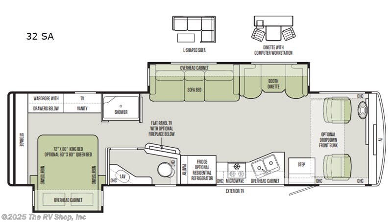 Call now about this 2019 Tiffin Open Road Allegro 32 SA! 2019 Tiffin Open Road Allegro 32 SA - Used Class A For Sale by The RV Shop, Inc in Baton Rouge, Louisiana features Slideout