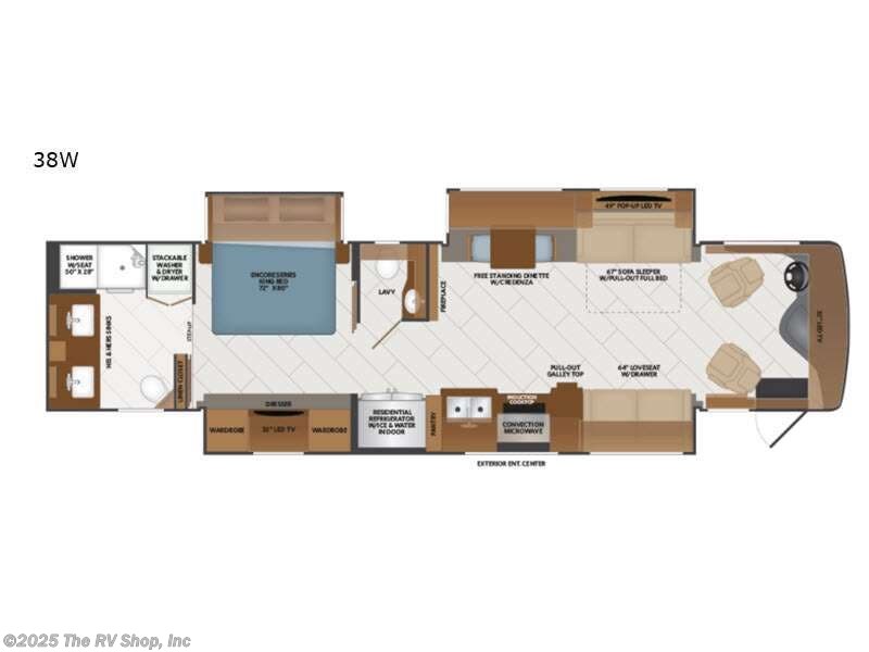 Call now about this 2022 Fleetwood Discovery 38W! 2022 Fleetwood Discovery 38W - Used Class A For Sale by The RV Shop, Inc in Baton Rouge, Louisiana features Slideout