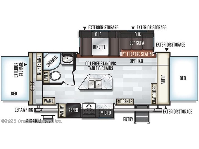 2019 Forest River Rockwood Roo 23IKSS 2019 Forest River Rockwood Roo 23IKSS