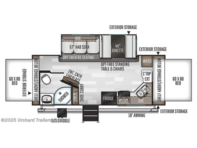 2020 Forest River Rockwood Roo 23FK 2020 Forest River Rockwood Roo 23FK