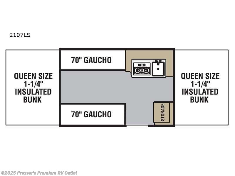 Call now about this 2022 Viking LS Series 2107LS! 2022 Viking LS Series 2107LS - New Popup For Sale by Prosser's Premium RV Outlet in Sturtevant, Wisconsin