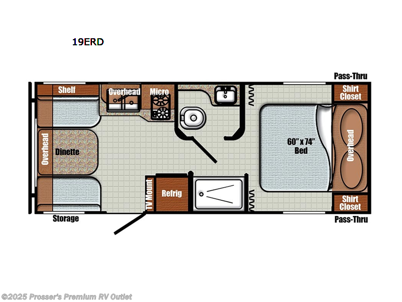 Call now about this 2026 Gulf Stream Vintage Cruiser 19ERD! 2026 Gulf Stream Vintage Cruiser 19ERD - New Travel Trailer For Sale by Prosser's Premium RV Outlet in Sturtevant, Wisconsin