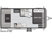 Call now about this 2021 Keystone Springdale Mini 1750RD! Floorplan of 2021 Keystone Springdale Mini 1750RD